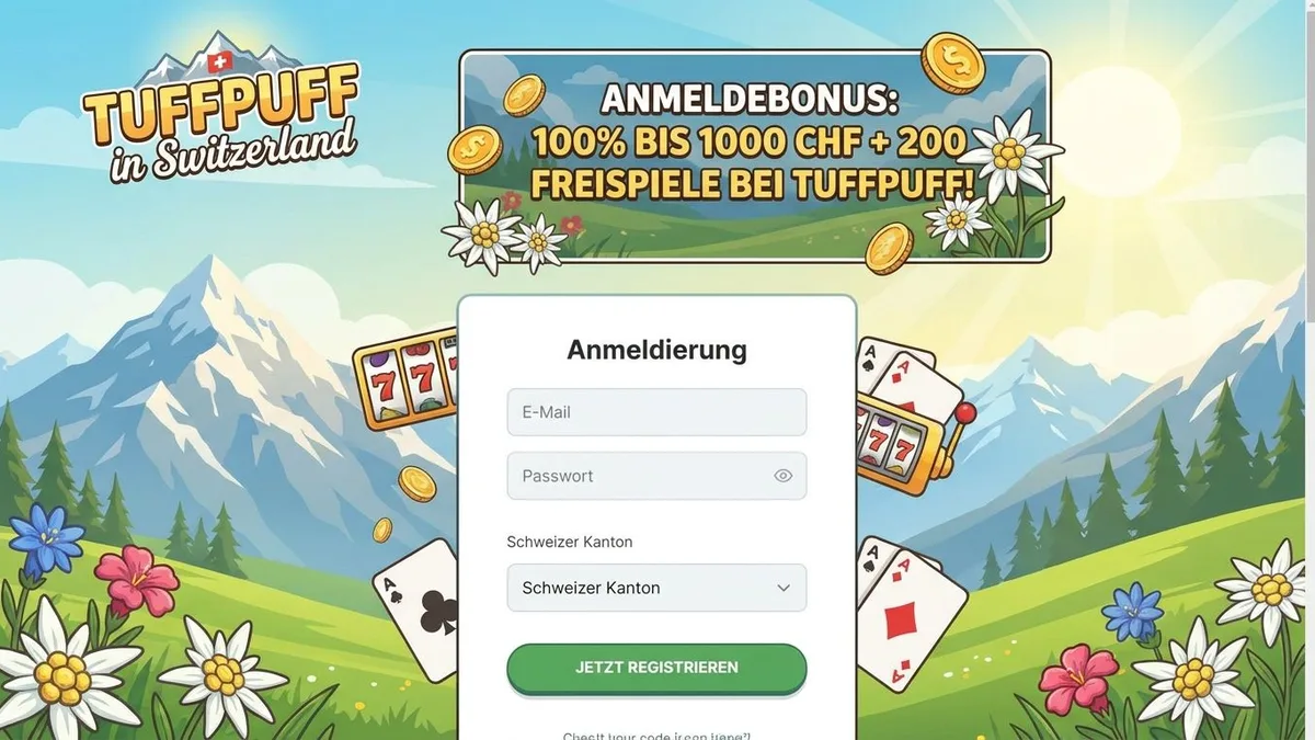 Registrierung mit Bonus bei Tuffpuff